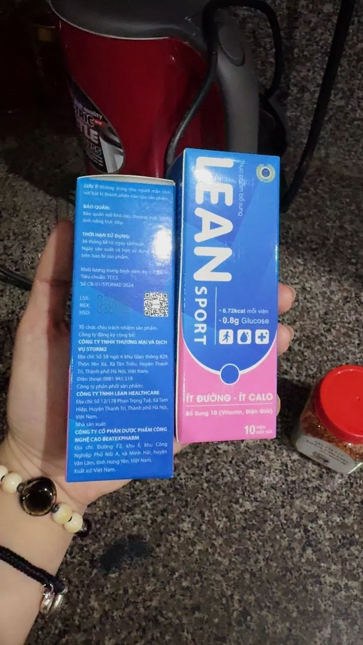 Ảnh viên sủi điện giải Lean Sport từ khách hàng hieu***
