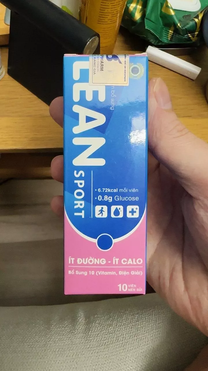 Ảnh viên sủi điện giải Lean Sport từ khách hàng nhung***