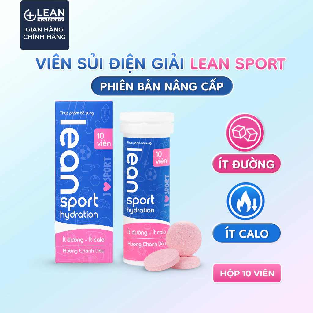 Viên sủi điện giải Lean Sport