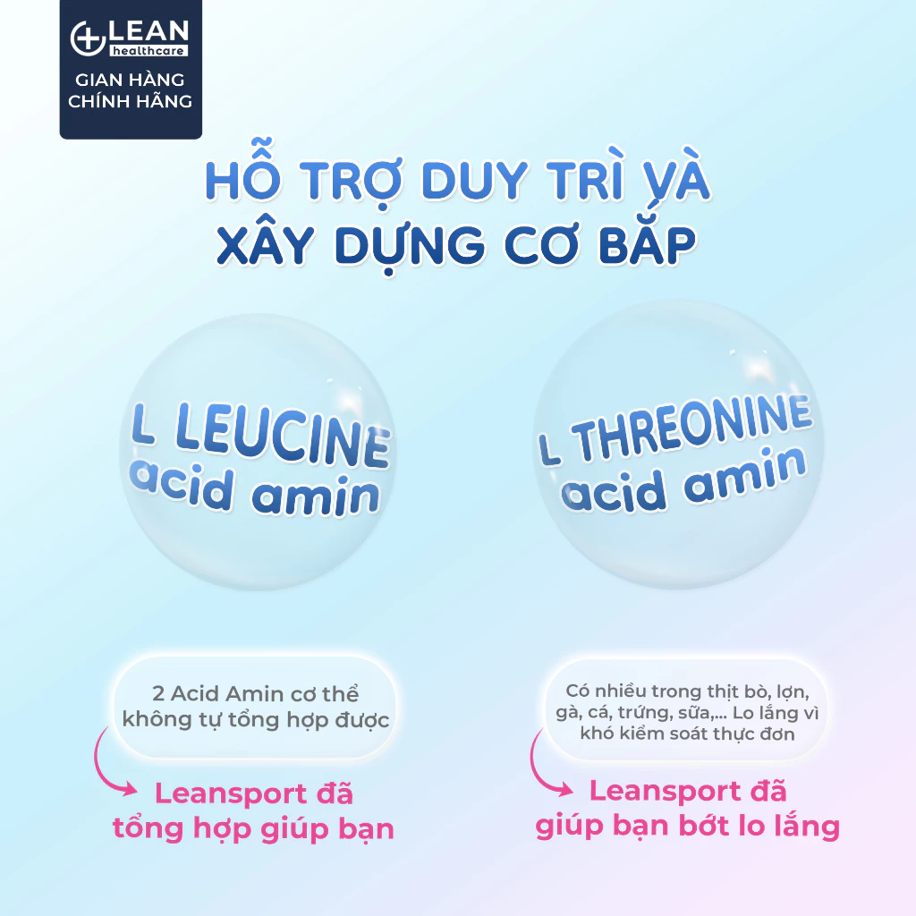 Viên sủi Lean Sport tan trong nước, bù nước và điện giải