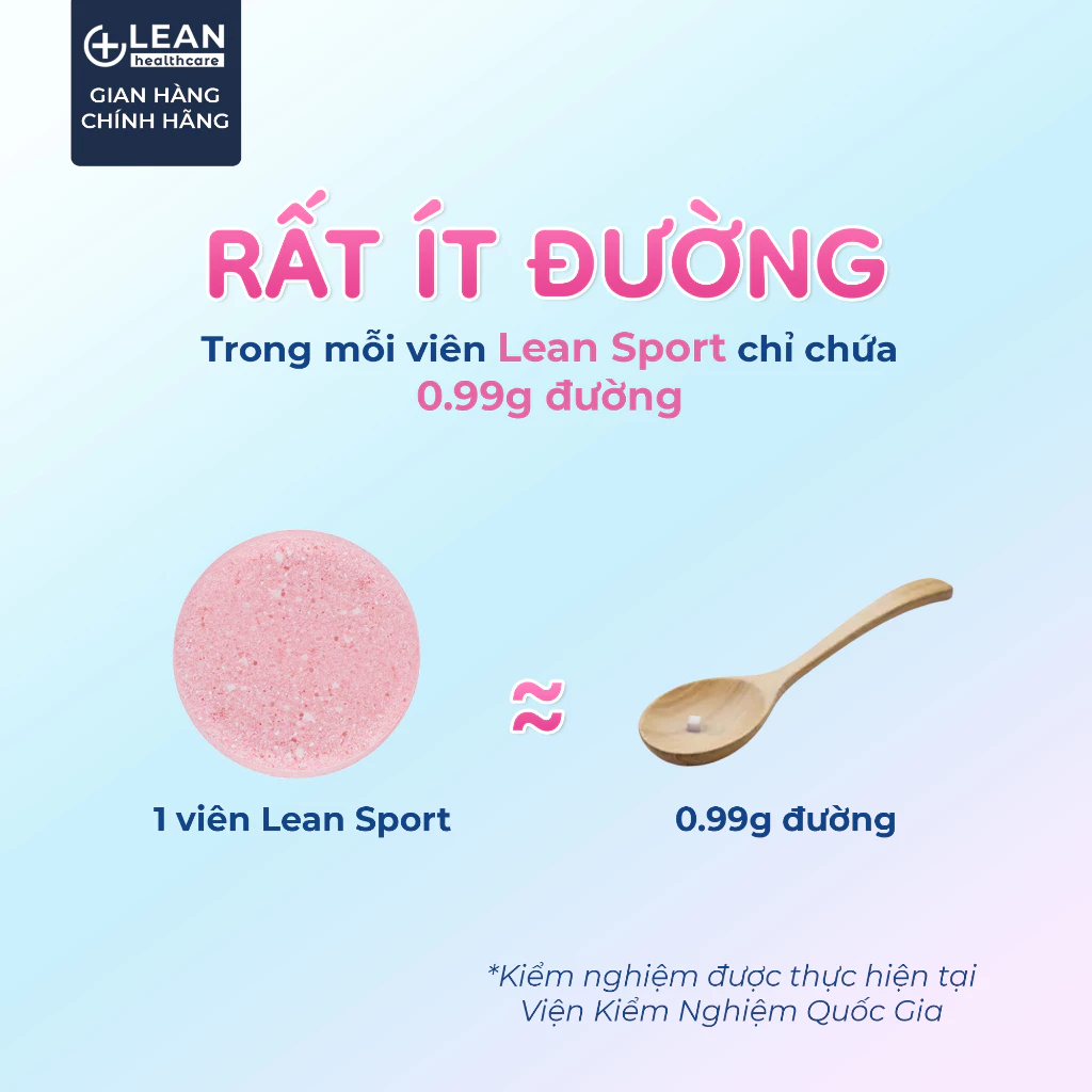 Lean Sport dành cho người chơi thể thao, tập gym, chạy bộ và làm việc nặng