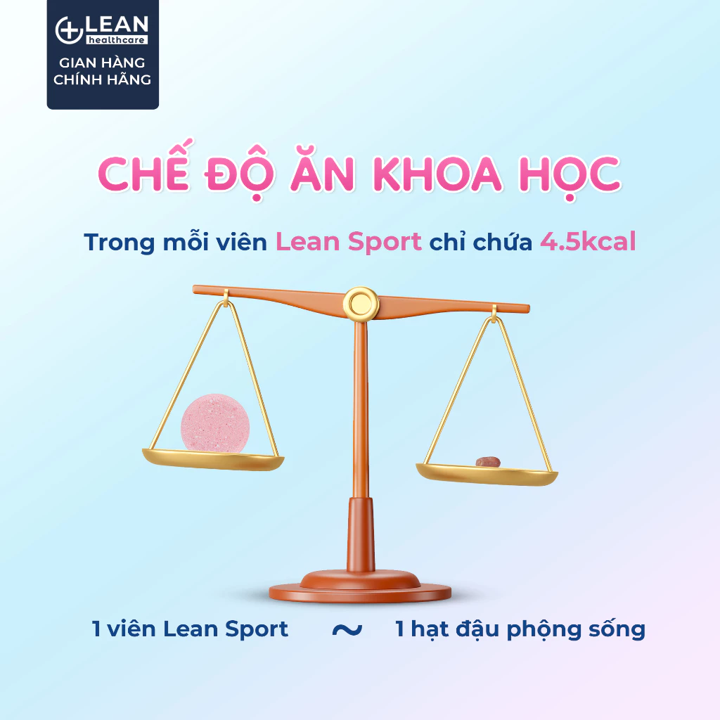 Thành phần Lean Sport: điện giải Na–K, vitamin nhóm B và axit amin